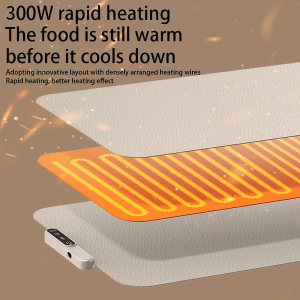 QuickHeat Foldable Silicone Meal Warming Pad